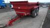 2004 CHIEFTON 12T twin axle dump trailer, sprung drawbar, hydraulic tail gate (s/n DT14115B) - 7