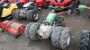 3 x RAPID ORBITO flail mowers for spares or repairs - 3