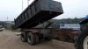 TANDEM axle tipping trailer c/w commercial axles air brakes & harsh tipping gear - 18