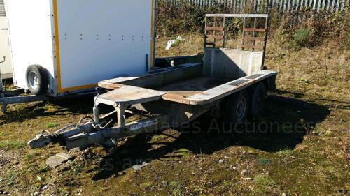 IFOR WILLIAMS 2.7t twin axle plant trailer (s/n 17746)