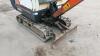 KUBOTA KX36-3 rubber tracked excavator (s/n Z0768) with bucket, blade, piped & cab - 8