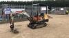 PEL JOB EB 12-4 rubber tracked excavator with bucket & blade - 2