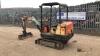 PEL JOB EB 12-4 rubber tracked excavator with bucket & blade - 3