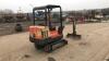 PEL JOB EB 12-4 rubber tracked excavator with bucket & blade - 4