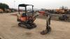 PEL JOB EB 12-4 rubber tracked excavator with bucket & blade - 5