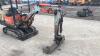 PEL JOB EB 12-4 rubber tracked excavator with bucket & blade - 7