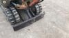 PEL JOB EB 12-4 rubber tracked excavator with bucket & blade - 9