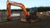 2010 DOOSAN DX80R 8t rubber tracked excavator (s/n 50312) with blade, piped & Q/hitch