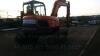 2010 DOOSAN DX80R 8t rubber tracked excavator (s/n 50312) with blade, piped & Q/hitch - 5