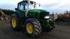 2011 JOHN DEERE 7530 Premium 4wd tractor, front linkage & pto, front suspension, cab suspension, 4 spool valves, twin assister rams, push out puh, top link, air seat, air con, Command Center (DK11 DYA) - 7