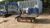 YANMAR 3t steel tracked excavator (s/n 10999) with bucket, blade & piped - 3