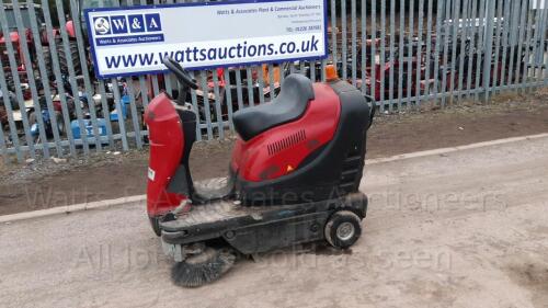 2008 JET LINE ride on battery driven factory road sweeper