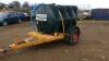 Single axle water bowser (green & yellow) - 5