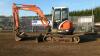 2004 KUBOTA KX161-3X rubber tracked excavator c/w 2 x buckets, blade, piped & Q/hitch(s/n WKFRGX003Z001632) (Record of thorough examination lifting certificate expires 31st of July 2022) (Lifting certificate in office) - 2