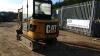 CATERPILLAR 302.5 rubber tracked excavator (s/n BB06036) with bucket, blade & piped - 4