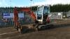 KUBOTA U25-3 rubber tracked excavator c/w 3 x buckets, blade, piped & red key (s/n 21259)