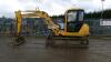 1998 KOMATSU PC45 steel tracked excavator (s/n F20313) with bucket, blade & piped (NO VAT) - 2