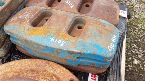 3 x FORD slab weights