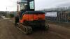 2009 HITACHI ZAXIS 60 steel tracked excavator (s/n A00010270) with 3 buckets, blade & piped - 4