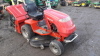 COUNTAX A2550HE petrol ride on mower (s/n AD174637) c/w grass collector