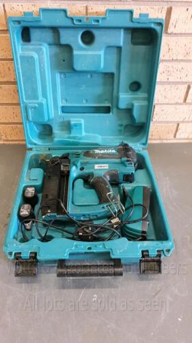 MAKITA GF600 cordless nail gun c/w case