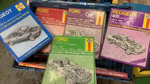 Quantity of HAYNES car manuals