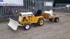 CUB CADET 147 tractor c/w snow plough trailer & rotavator