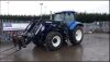 2015 NEW HOLLAND T7-200 4wd tractor c/w power command, 50kph CCLF, hi flow hydraulics, 4 spool valves, ZUIDBERG front links, front suspension, cab suspension, air brakes, A/c, air seat, with Trimmer 5.1p loader & electro loader control (DK15 ADU)(V5 in of - 2