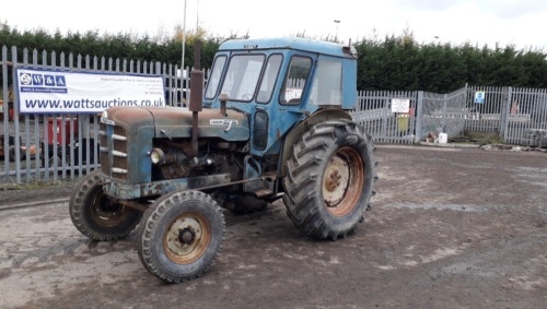 FORDSON SUPER MAJOR 2wd tractor, 3 point links, top link, pto (Certificate of d'immatriculation in office)