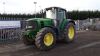 2011 JOHN DEERE 6930 4wd tractor c/w power quad gearbox, twin assister rams, 3 x spool valves, A/c, air seat, front suspension (NX11 FRD) (V5 in office)