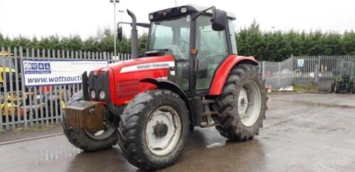 2004 MASSEY FERGUSON 5460 4wd tractor, 2 spools, 3 point links, puh, twin assister rams, front weights, (SP54 CFZ) (No Vat)