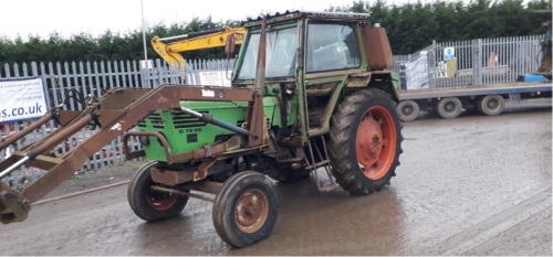 1977 DEUTZ D7206 2wd tractor c/ front loader (VEX 51S)(V5 in office)