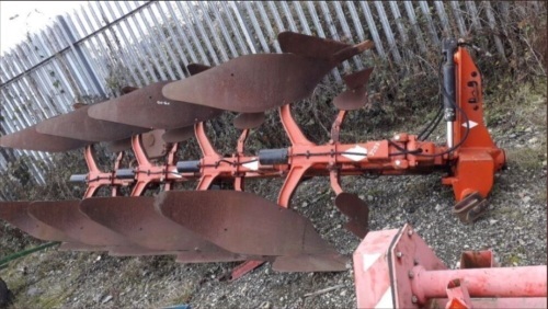 KUHN 4F hydraulic auto reset reversible plough (s/n88905)