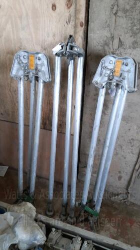 3 x Aluminium fall arrest tripods