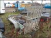 INDESPENSION 2.6t twin axle plant trailer with ramp (parts missing)