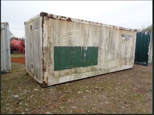 20' insulated storage container