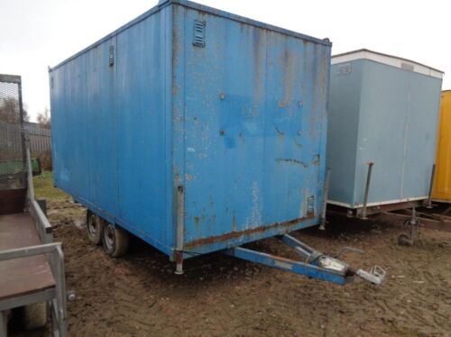 LYDNEY CONTAINERS twin axle site cabin (M122)