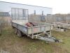 IFOR WILLIAMS LM126G twin axle plant trailer (s/n A. 59163)