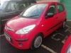 HYUNDAI i10 petrol 5-door hatchback (red) (YS08 ZWA) (MoT 30th September 2021) (V5, key & MoT in office)