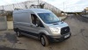 2016 FORD TRANSIT 2.0l diesel panel van, one owner, 6 speed, electric windows, A/c (silver) (MoT 29th November 2020) (OE66 DVM)