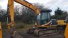 2008 JCB JS130 13t steel tracked axcavator S/n: E81180726 with bucket & Q/hitch