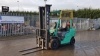 2015 MITSUBISHI FG25NT 2.5t gas driven forklift truck (s/n CF17E-53498) with duplex mast