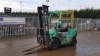 2015 MITSUBISHI FG25NT 2.5t gas driven forklift truck (s/n CF17E-53518) with duplex mast