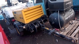 2002 ATLAS COPCO XAS36 compressor (s/n 20408492)(RMA)