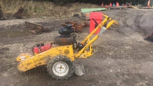 STUMPER 20SP-H v twin petrol driven stump grinder