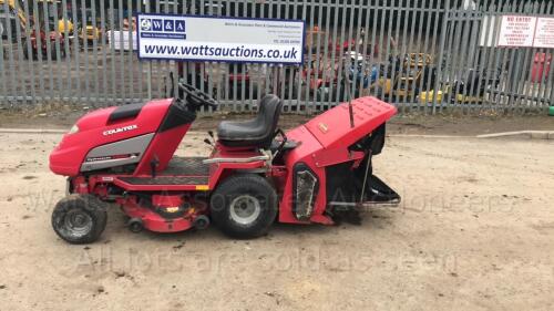 COUNTAX C300H petrol ride on mower c/w collector