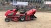 COUNTAX C300H petrol ride on mower c/w collector