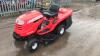 2007 MASSEY FERGUSON M4120RD petrol driven ride on mower c/w grass collector - 2