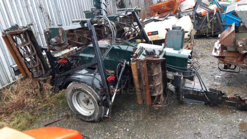 HAYTER 7 gang trailed cylinder mower c/w cable controls