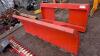 54'' snow plough to suit a skid steer - 3